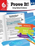 Cover: Prove It! Using Textual Evidence, Levels 6-8 - Shell Educational Publishing