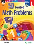 Cover: 50 Leveled Math Problems Level 1 - Shell Educational Publishing