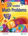 Cover: 50 Leveled Math Problems Level 5 - Shell Educational Publishing