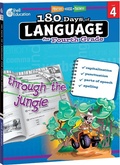 Cover: 180 Days (TM): Language for Fourth Grade - Shell Educational Publishing