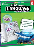 Cover: 180 Days (TM): Language for Sixth Grade - Shell Educational Publishing