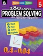 Cover: 180 Days (TM): Problem Solving for Fifth Grade - Shell Educational Publishing