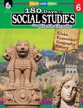 Cover: 180 Days (TM): Social Studies for Sixth Grade - Shell Educational Publishing