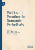 Cover: Politics and Emotions in Romantic Periodicals - Palgrave Macmillan