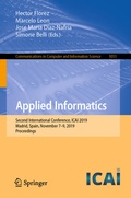 Cover: Applied Informatics - Springer