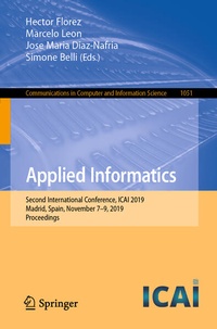 Enlarge image Cover: Applied Informatics - Springer