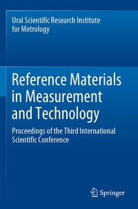 Abbildung von: Reference Materials in Measurement and Technology - Springer