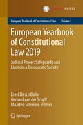 Cover: European Yearbook of Constitutional Law 2019 - T.M.C. Asser Press