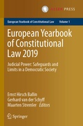 Cover: European Yearbook of Constitutional Law 2019 - T.M.C. Asser Press