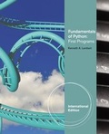 Cover: Fundamentals of Python - South-Western College Publishing