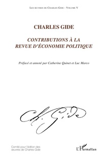 Enlarge image Cover: CHARLES GIDE - Editions L'Harmattan