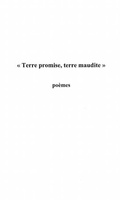 Cover: Terre promise terre maudite - Harmattan