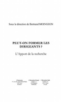 Cover: PEUT-ON FORMER LES DIRIGEANTS ? - Harmattan