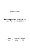 Cover: Modes de representation dans  l'union europeenne - Harmattan