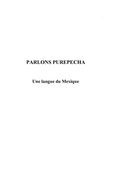 Cover: Parlons Purepecha - Harmattan