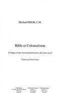 Cover: Bible et colonialisme - Harmattan