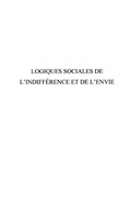 Cover: Logiques sociales de l'indifference et d - Harmattan