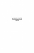 Cover: Auguste comte: trajectoires positivistes - Harmattan
