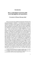 Cover: Musique urbaine au Katanga - Harmattan