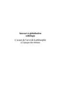 Cover: Internet et la globalisation esthetique - Harmattan