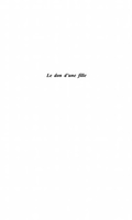 Cover: Don d'une fille - Harmattan
