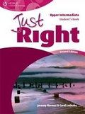 Cover: Just Right - Upper Intermediate Student Book - CEF B2 2nd EdOV1 - Heinle-Cengage ELT
