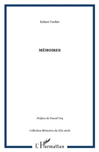 Enlarge image Cover: Memoires - Harmattan
