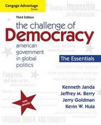 Enlarge image Cover: The Cengage Advantage Books: The Challenge of Democracy, Essentials - Wadsworth Publishing Co Inc