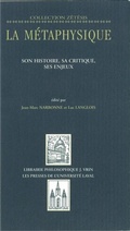 Cover: Metaphysique tome 1: histoire, critique, enjeux... - Pul Diffusion