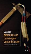 Cover: Memoires de l'Amerique septentrionale - Lux Editeur