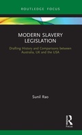 Cover: Modern Slavery Legislation - Routledge