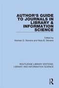 Cover: Author's Guide to Journals in Library & Information Science - Routledge