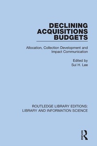 Abbildung von: Declining Acquisitions Budgets - Routledge
