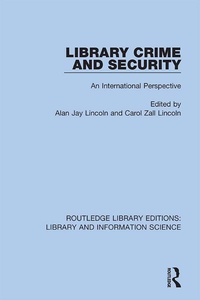 Abbildung von: Library Crime and Security - Routledge