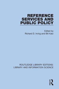 Abbildung von: Reference Services and Public Policy - Routledge