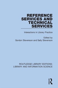 Abbildung von: Reference Services and Technical Services - Routledge