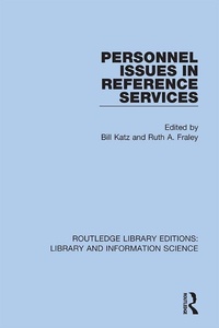 Abbildung von: Personnel Issues in Reference Services - Routledge