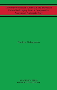 Abbildung von: Debtor Protection in American and European Union Bankruptcy Law - Academica Press