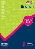 Cover: English Secondary Question Sets YEARS 7-9: 2 - Learning by Questions Ltd