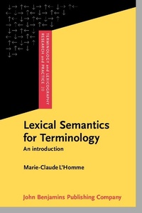 Enlarge image Cover: Lexical Semantics for Terminology - John Benjamins Publishing Company