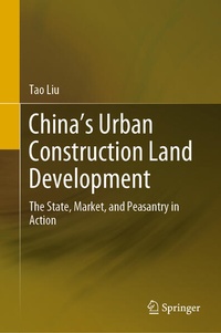 Enlarge image Cover: China's Urban Construction Land Development - Springer