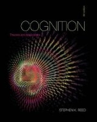 Enlarge image Cover: Cognition : Theories and Applications - CENGAGE Learning Custom Publishing