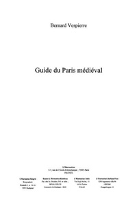 Enlarge image Cover: Guide du paris medieval - Harmattan
