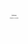 Cover: Lisbonne peripherie et centralites - Harmattan