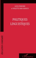 Cover: POLITIQUES LINGUISTIQUES - &Eacute;ducation compar&eacute;e