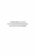 Cover: Autoritarisme et aleas de la transition - Harmattan
