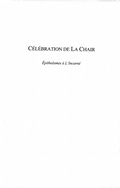 Cover: Celebration de la chair epithlames a l'i - Harmattan