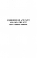 Cover: Ecclesiologie africaine de famille de di - Harmattan