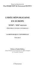 Cover: Idee republicaine en europe auxviiie /x - Harmattan