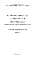 Cover: Idee republicaine dans le monde xviiie / - Harmattan